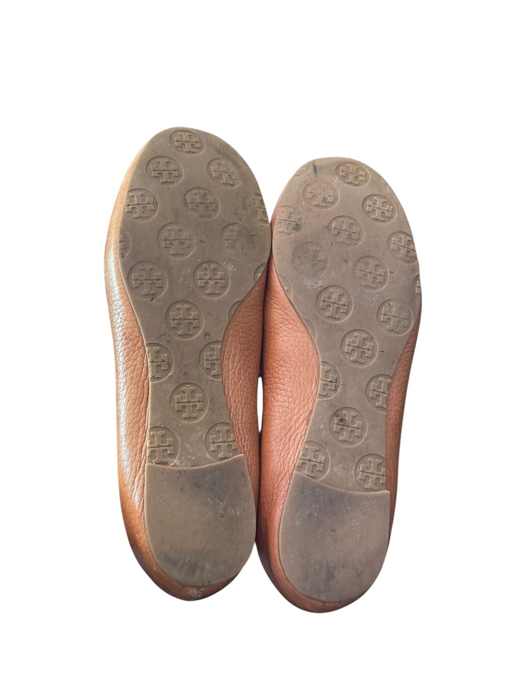 Tory Burch Minnie Ballet Flats Brown Leather - Picture 2 of 7
